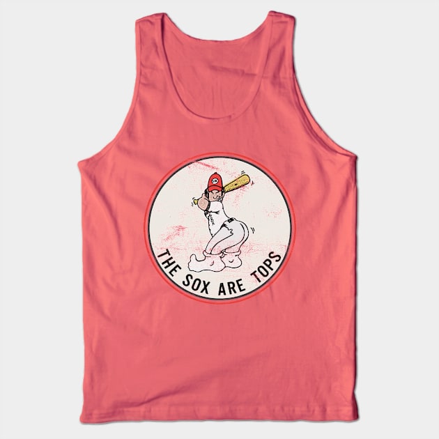 The Sox Are Tops --- Faded Style Design Tank Top by CultOfRomance